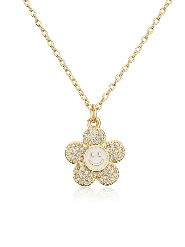 Flower Pendant & Chain
