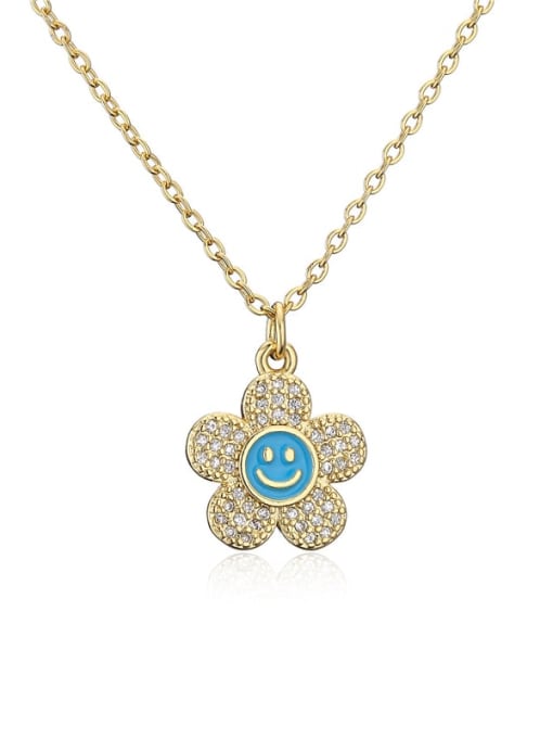 Flower Pendant & Chain