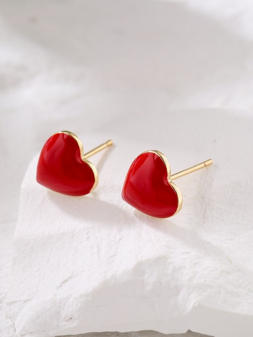 Heart Stud Earrings