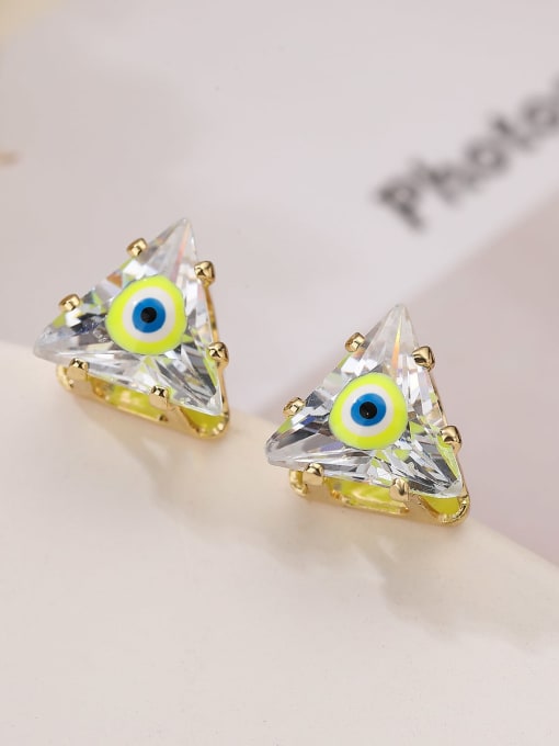 Dainty Triangle Stud Earrings