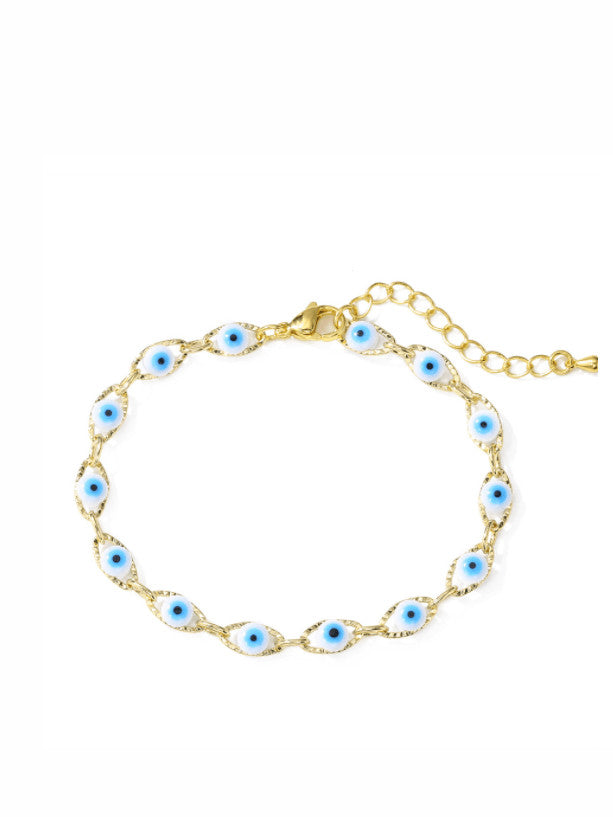 Evil Eye Coloured Bracelet