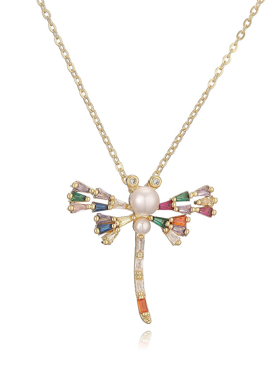 Dragonfly Dainty Pendant & Chain