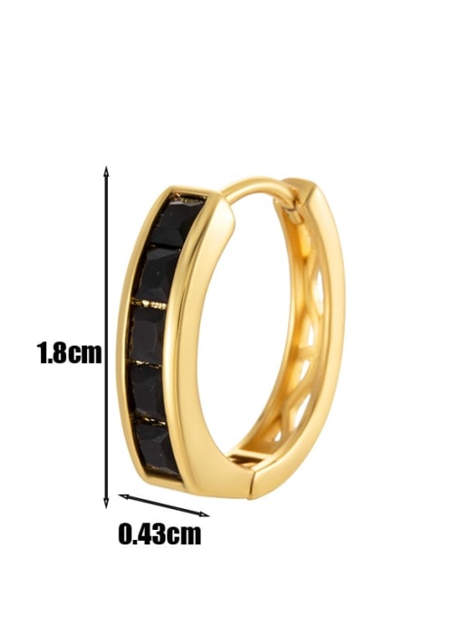 Cubic Zirconia Dainty Hoop Earrings