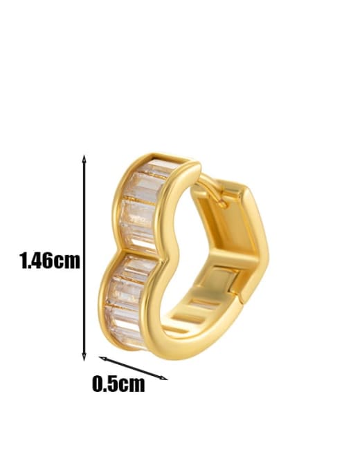 Cubic Zirconia Dainty Hoop Earrings