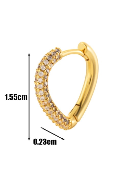 Cubic Zirconia Dainty Hoop Earrings