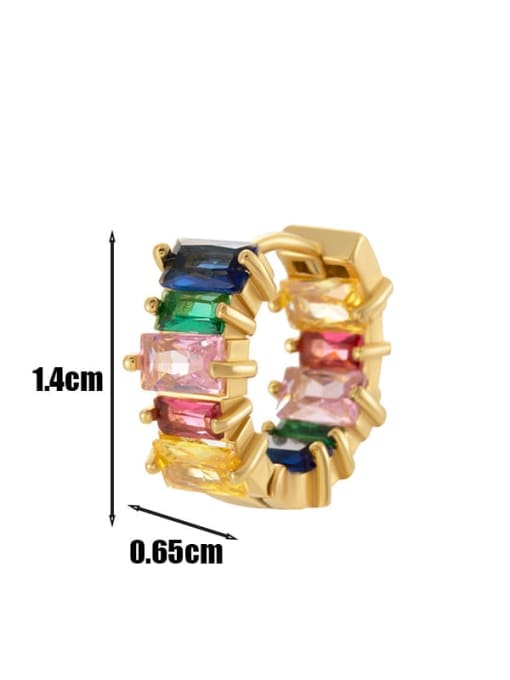Cubic Zirconia Dainty Hoop Earrings