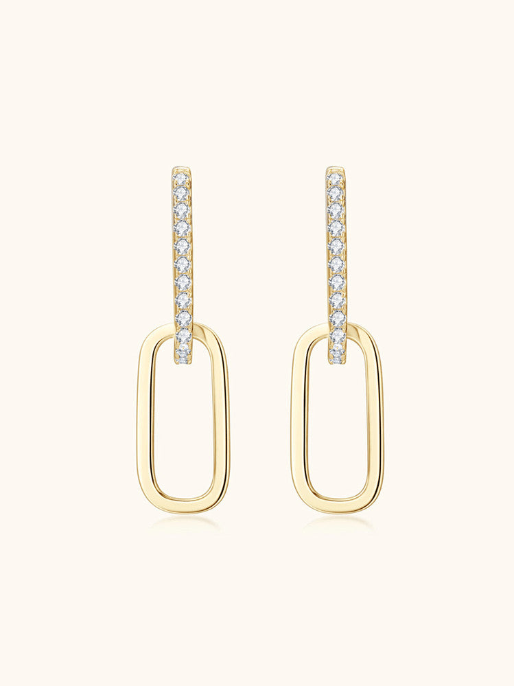 925 Sterling Silver Cubic Zirconia Drop Earrings
