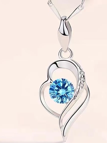 925 Sterling Silver Cubic Zirconia Necklace