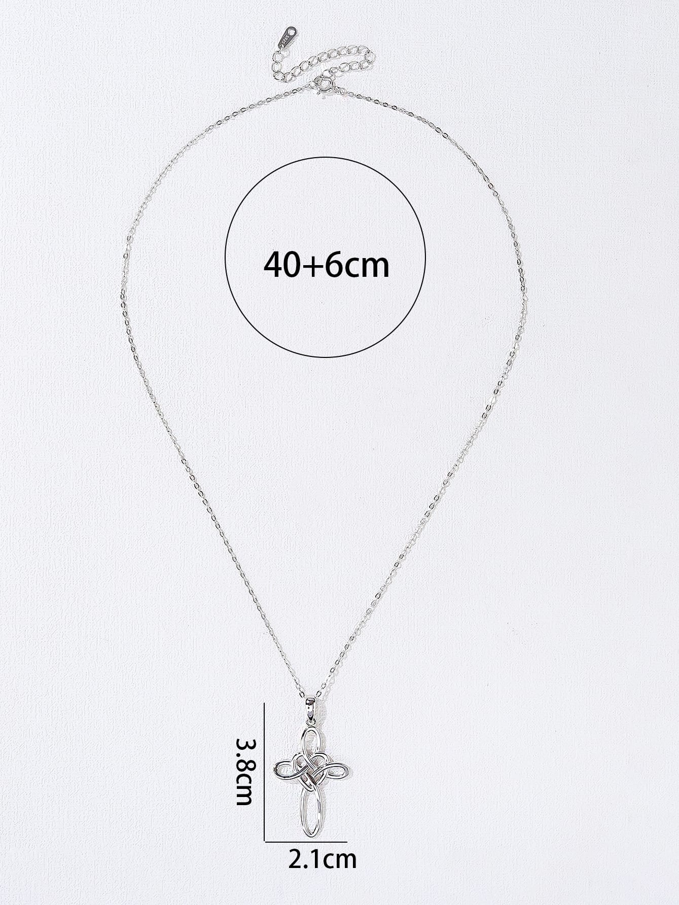 925 Sterling Silver Cross Necklace