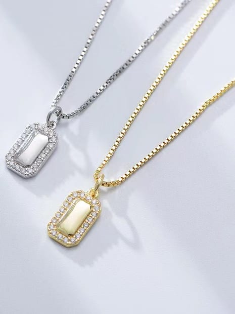 925 Sterling Silver Cubic Zirconia Necklace