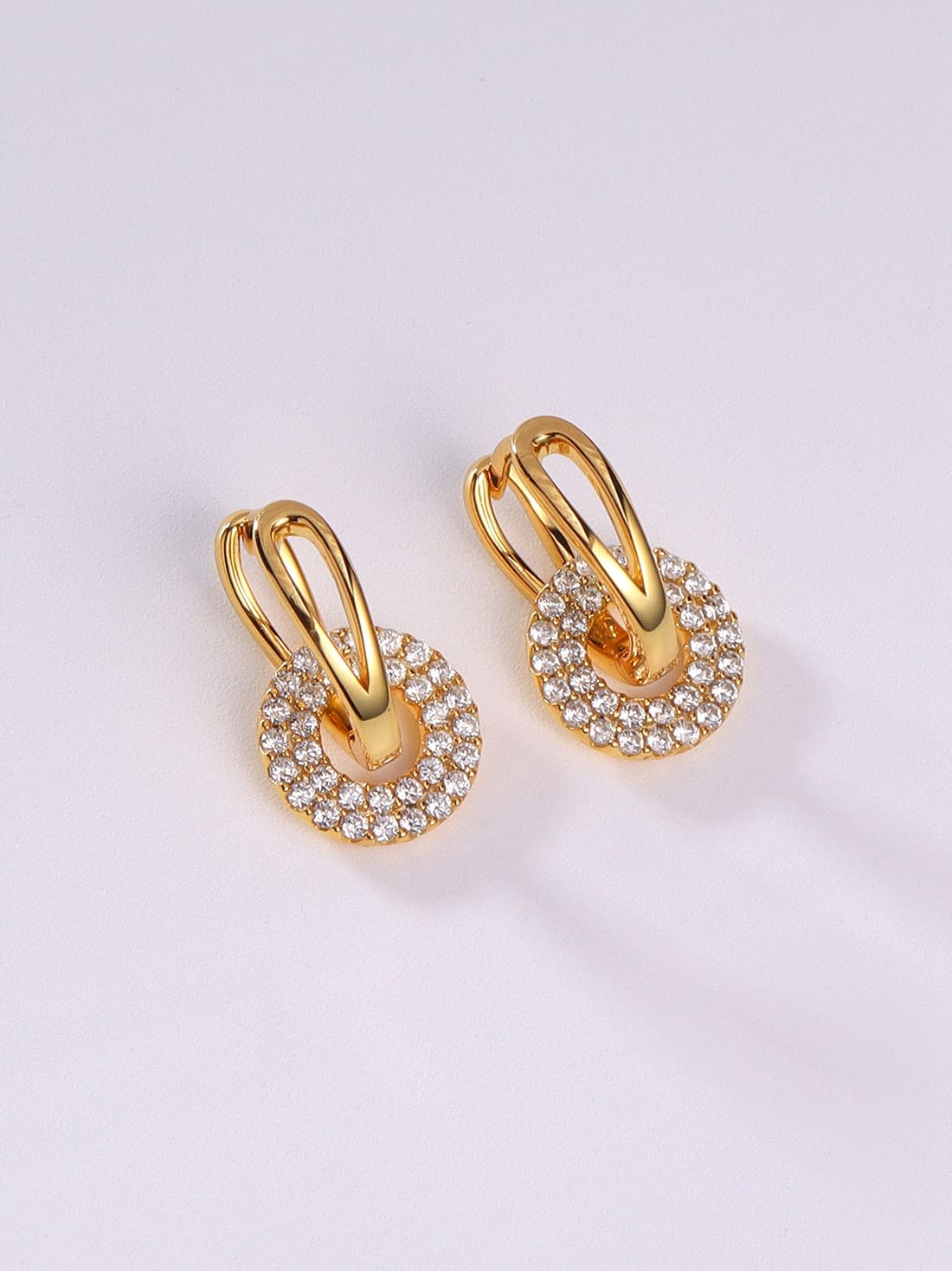 925 Sterling Silver Cubic Zirconia Drop Earrings