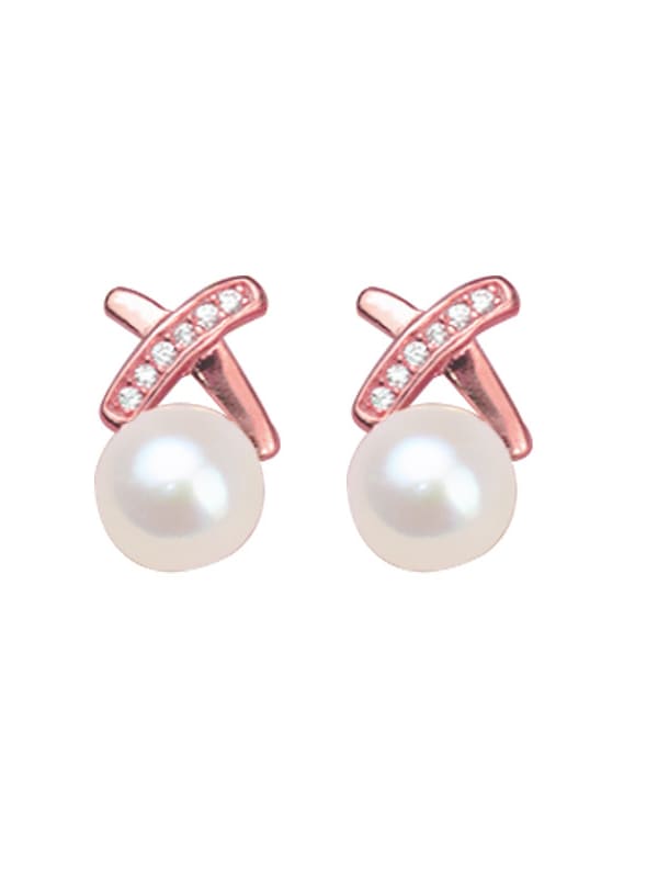 Imitation Pearl Stud Earrings