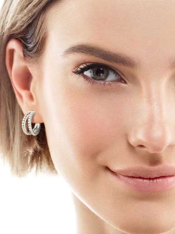925 Sterling Silver Cubic Zirconia Stud Earrings