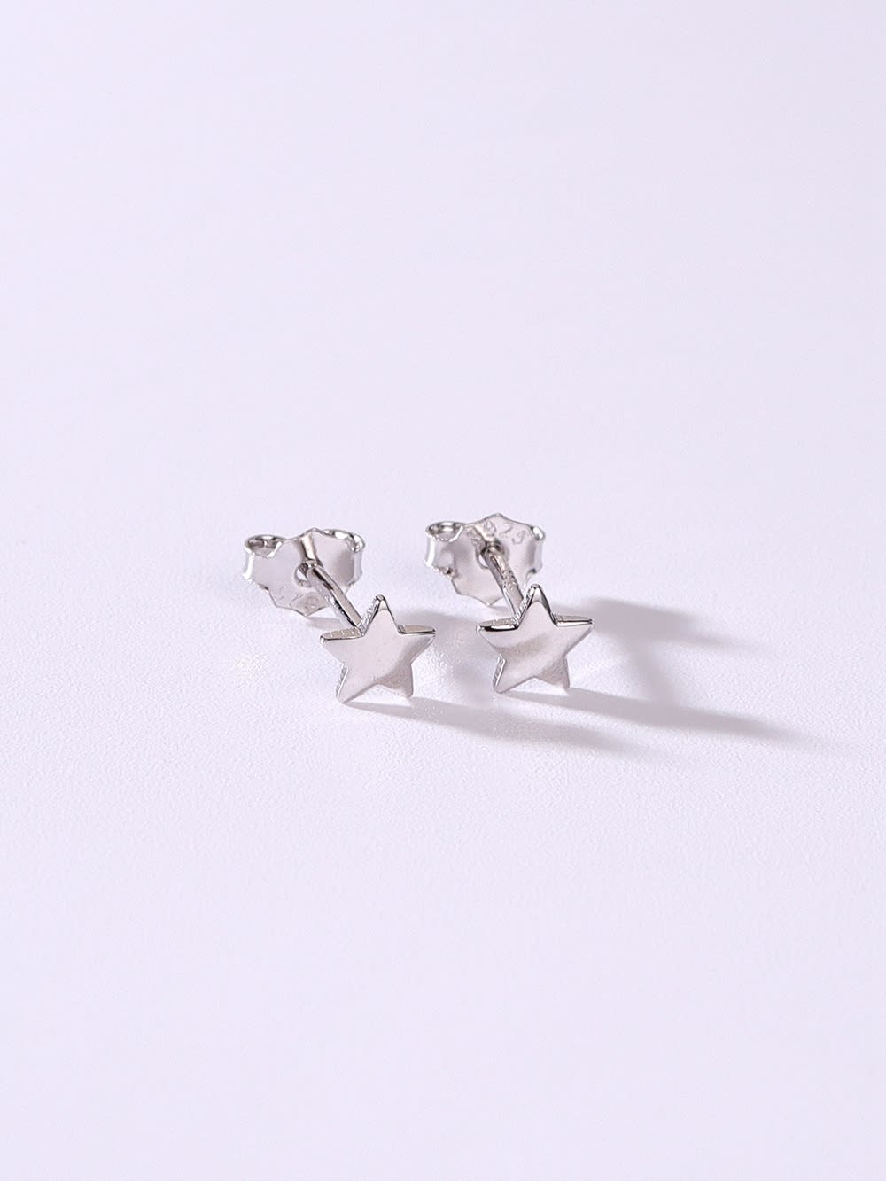 925 Sterling Silver Star Stud Earrings