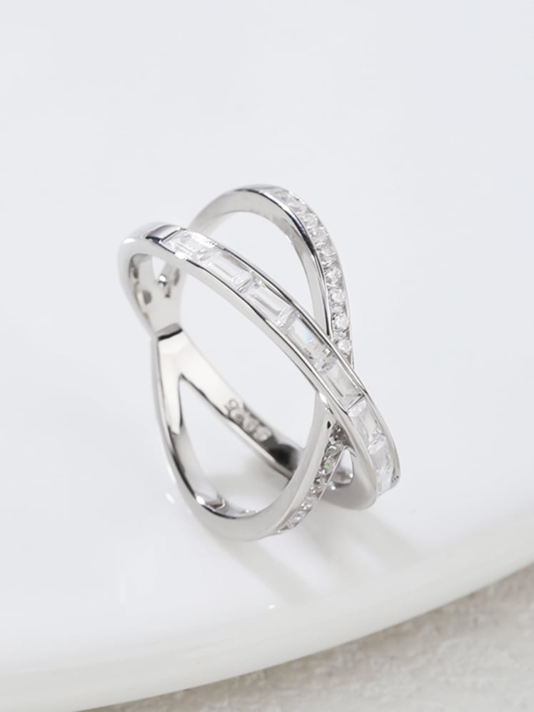 925 Sterling Silver Cubic Zirconia Ring