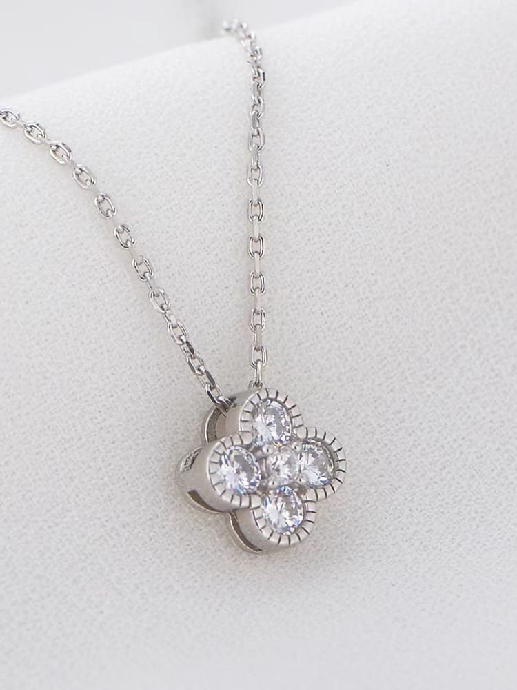 925 Sterling Silver Cubic Zirconia Necklace