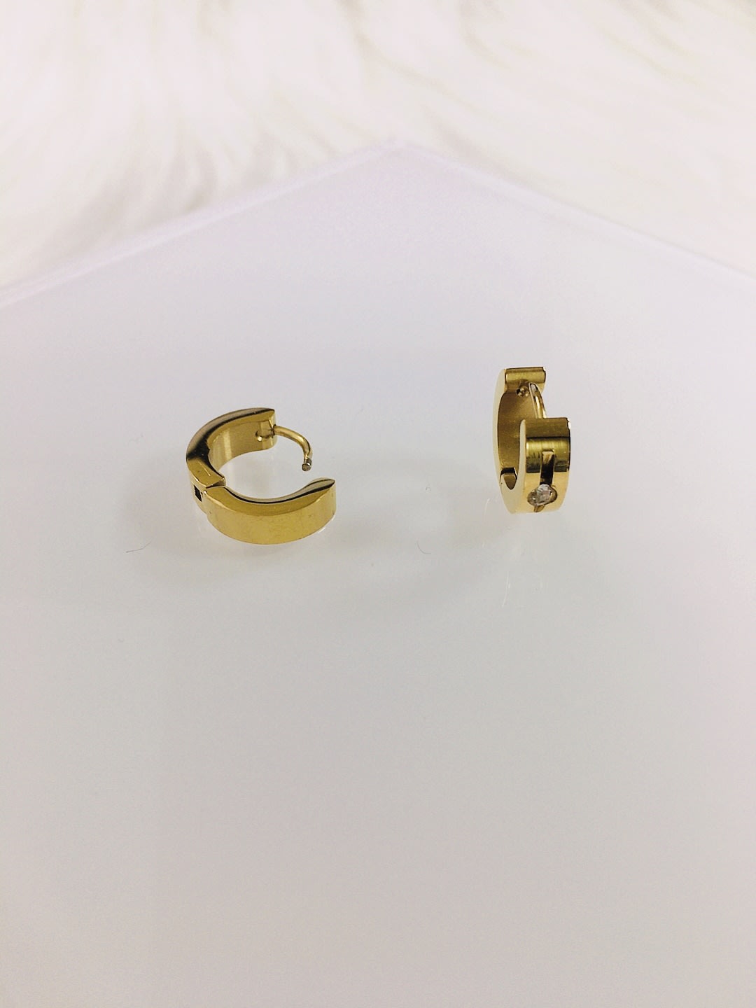 Gold Plated Small Hoop Earrings