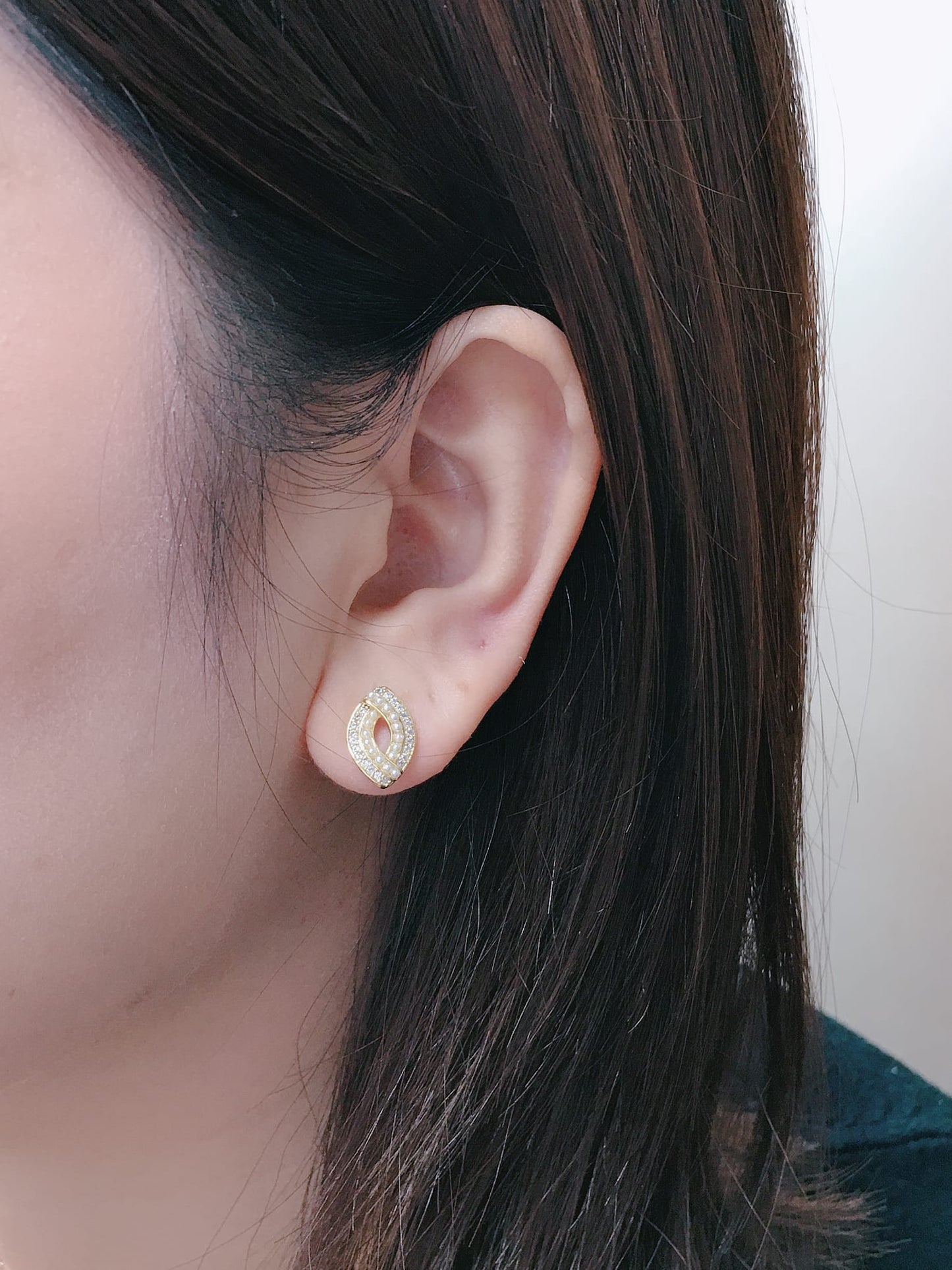Cubic Zirconia Dainty Stud Earrings