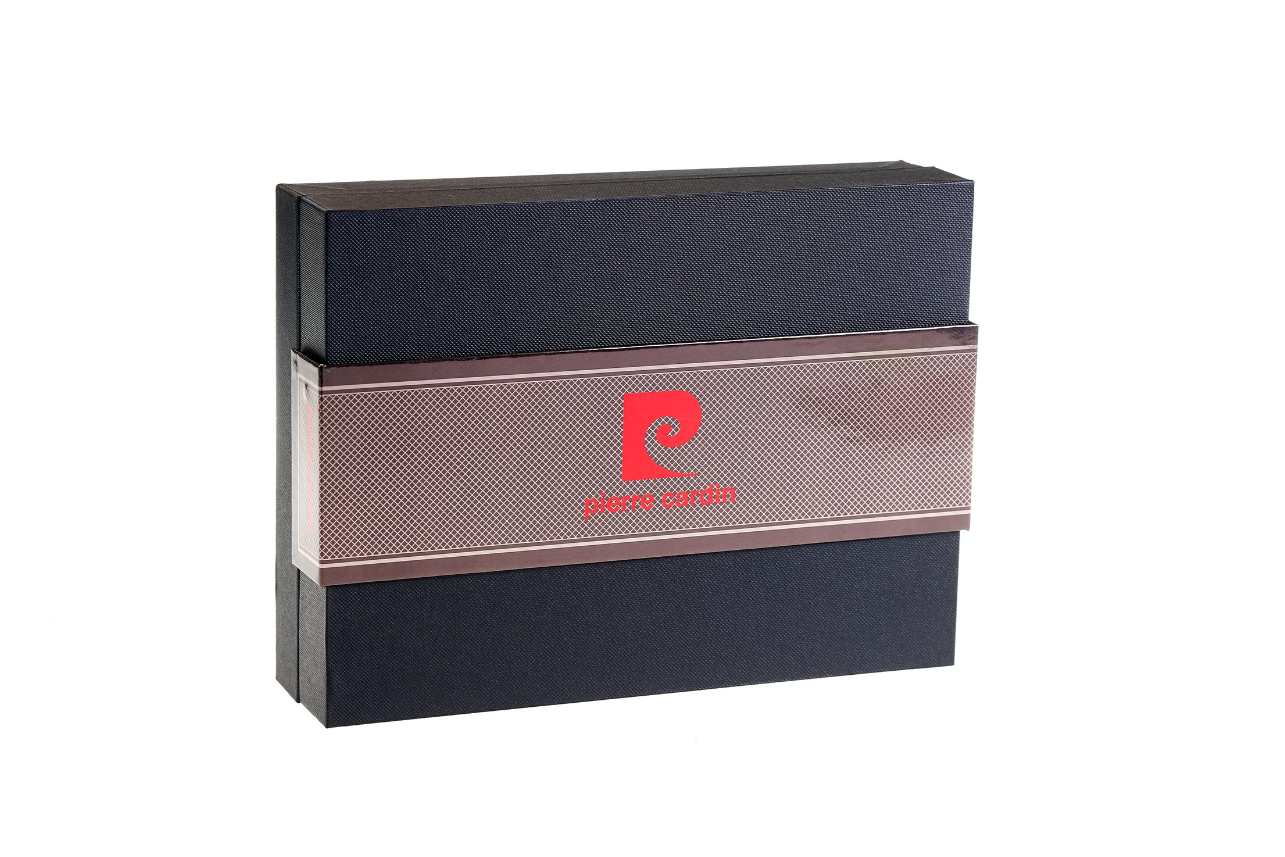 Pierre Cardin Men Wallet & Belt Set