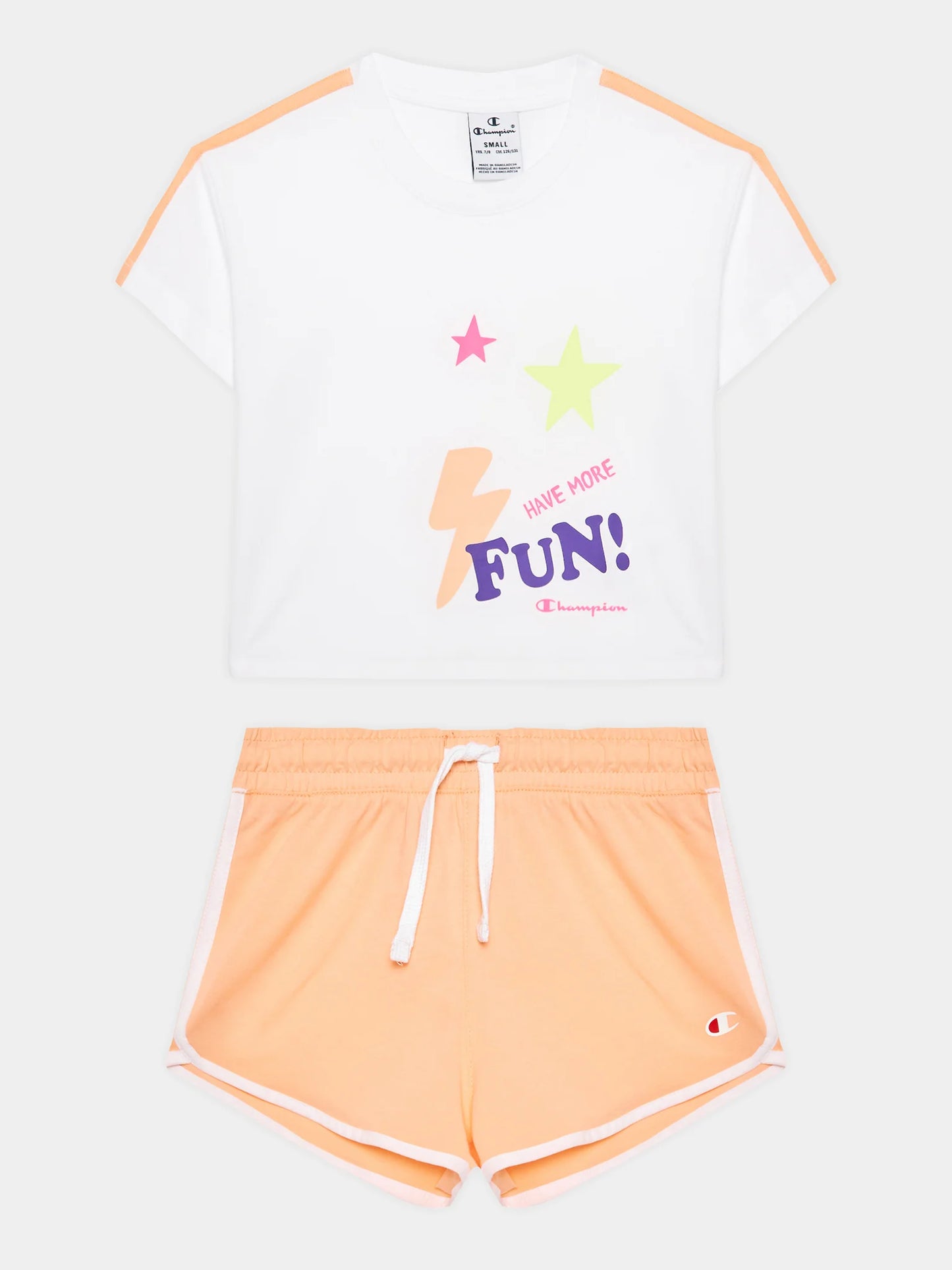 CHAMPION Girls Top and Shorts Set