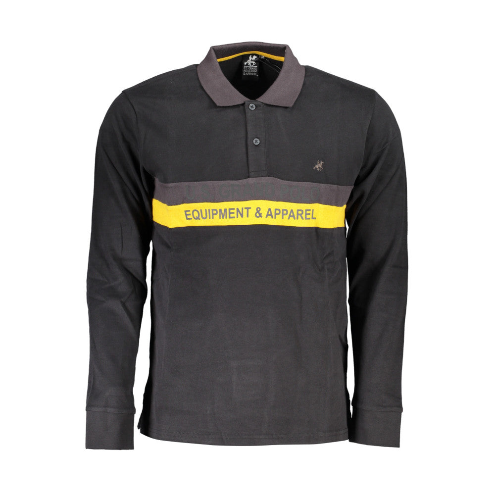 U.S. GRAND POLO Long-Sleeved Polo Shirt