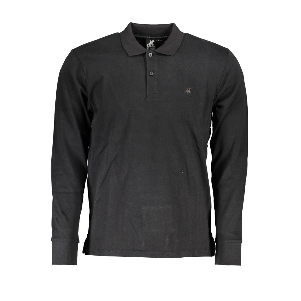 U.S. GRAND POLO Long-Sleeved Polo Shirt
