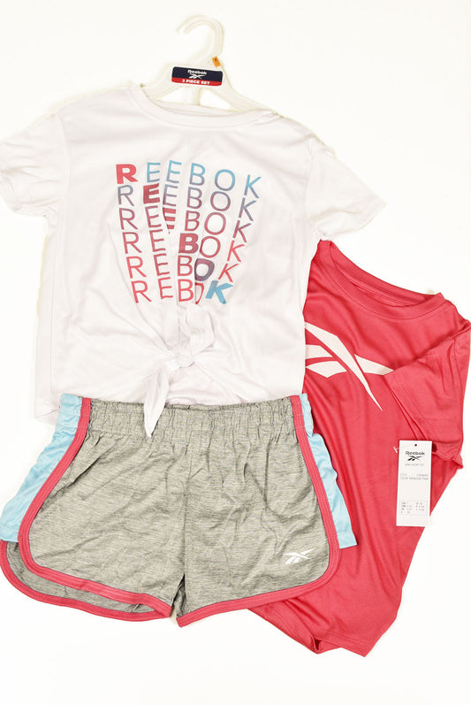 REEBOK Girls 2 Tops & Shorts Set