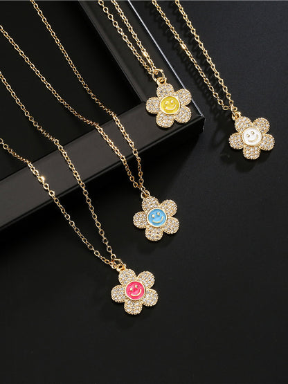 Flower Pendant & Chain