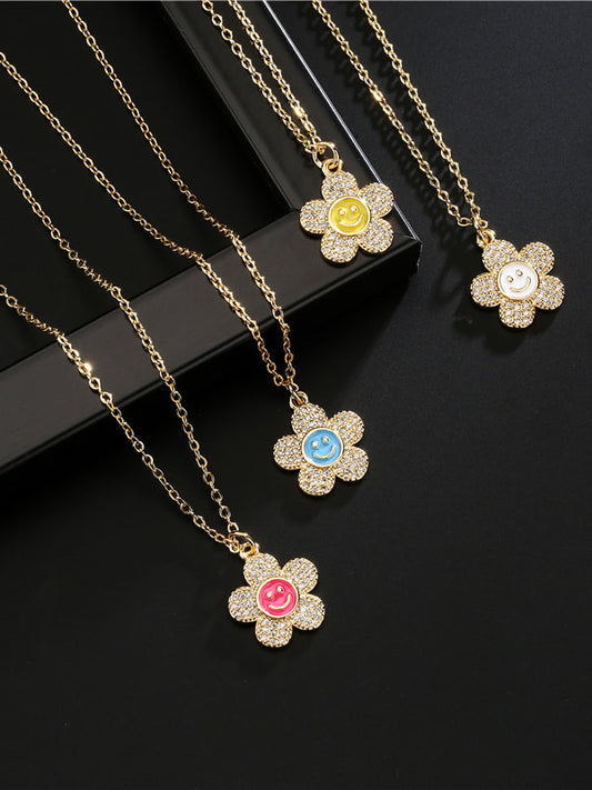 Flower Pendant & Chain
