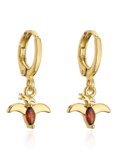Cubic Zirconia Animal Earrings
