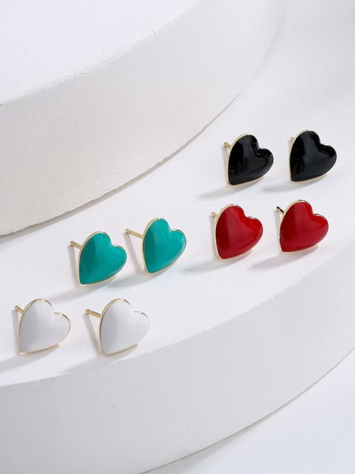 Heart Stud Earrings
