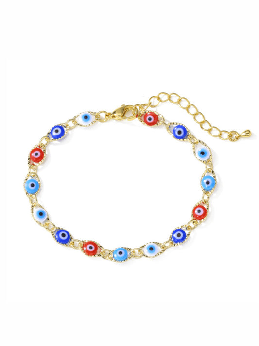 Evil Eye Coloured Bracelet