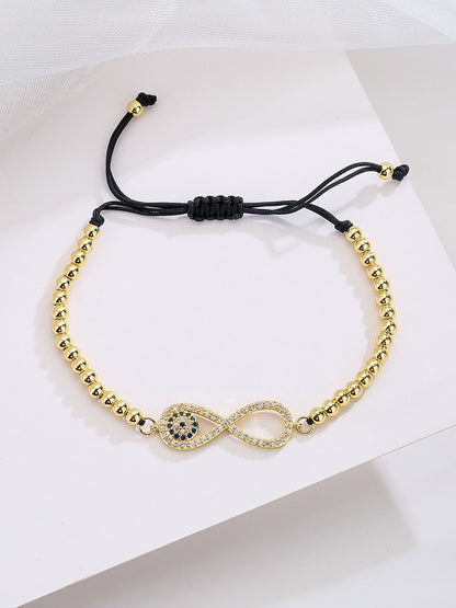 Cubic Zirconia Beaded Bracelet