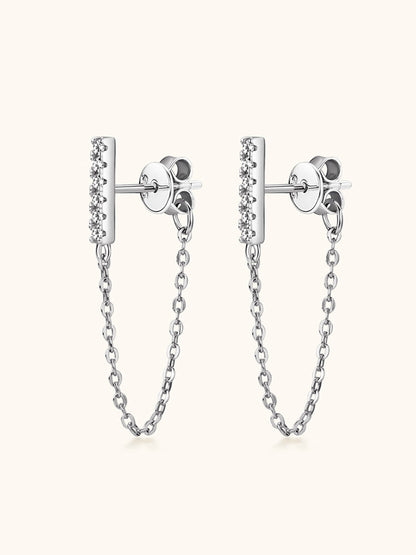925 Sterling Silver Cubic Zirconia Stud Earrings