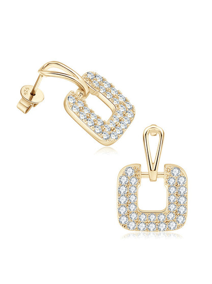 925 Sterling Silver Cubic Zirconia Stud Earrings