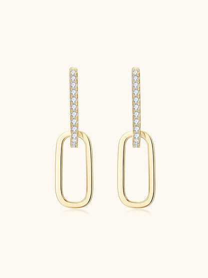 925 Sterling Silver Cubic Zirconia Drop Earrings