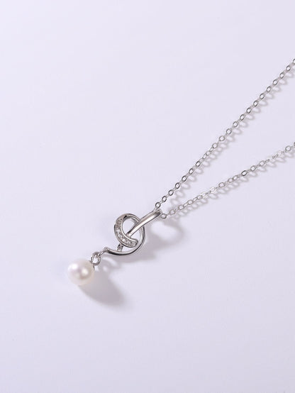 925 Sterling Silver Fresh Water Pearl Necklace