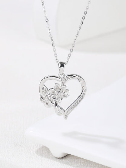 925 Sterling Silver Cubic Zirconia Necklace