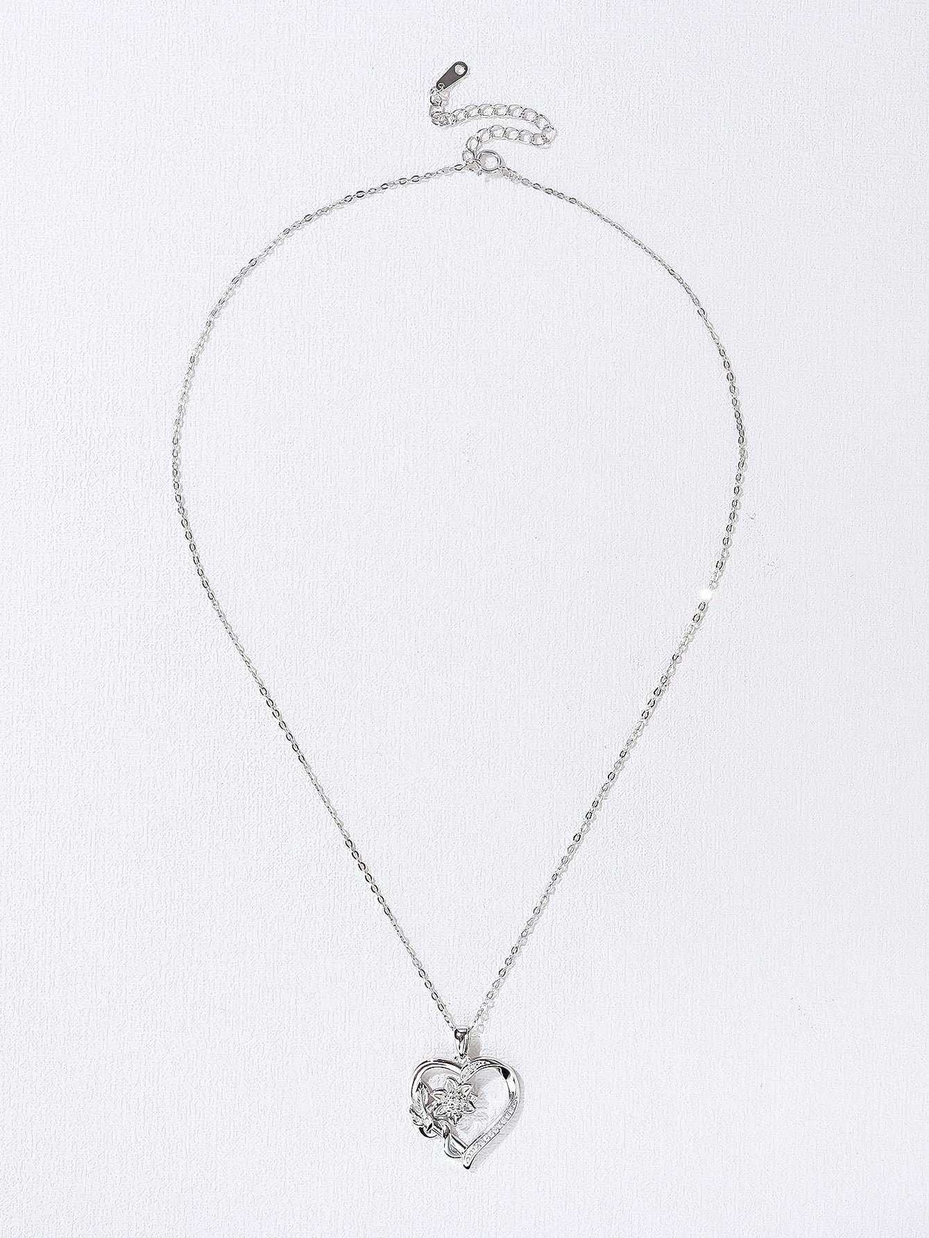 925 Sterling Silver Cubic Zirconia Necklace