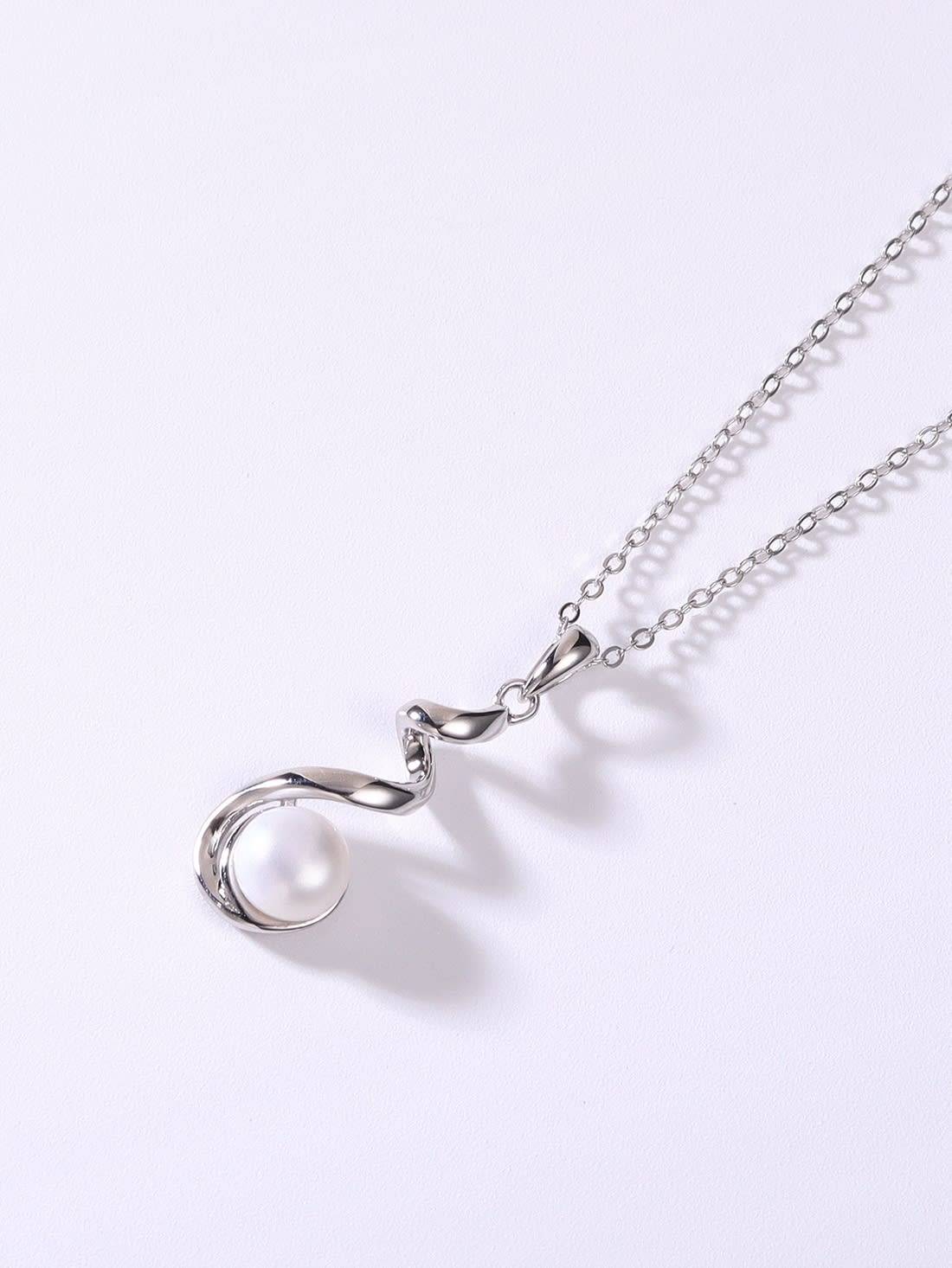 925 Sterling Silver Freshwater Pearl Drop Necklace
