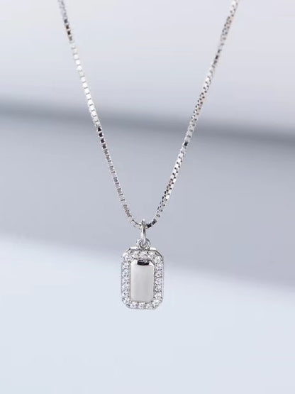 925 Sterling Silver Cubic Zirconia Necklace