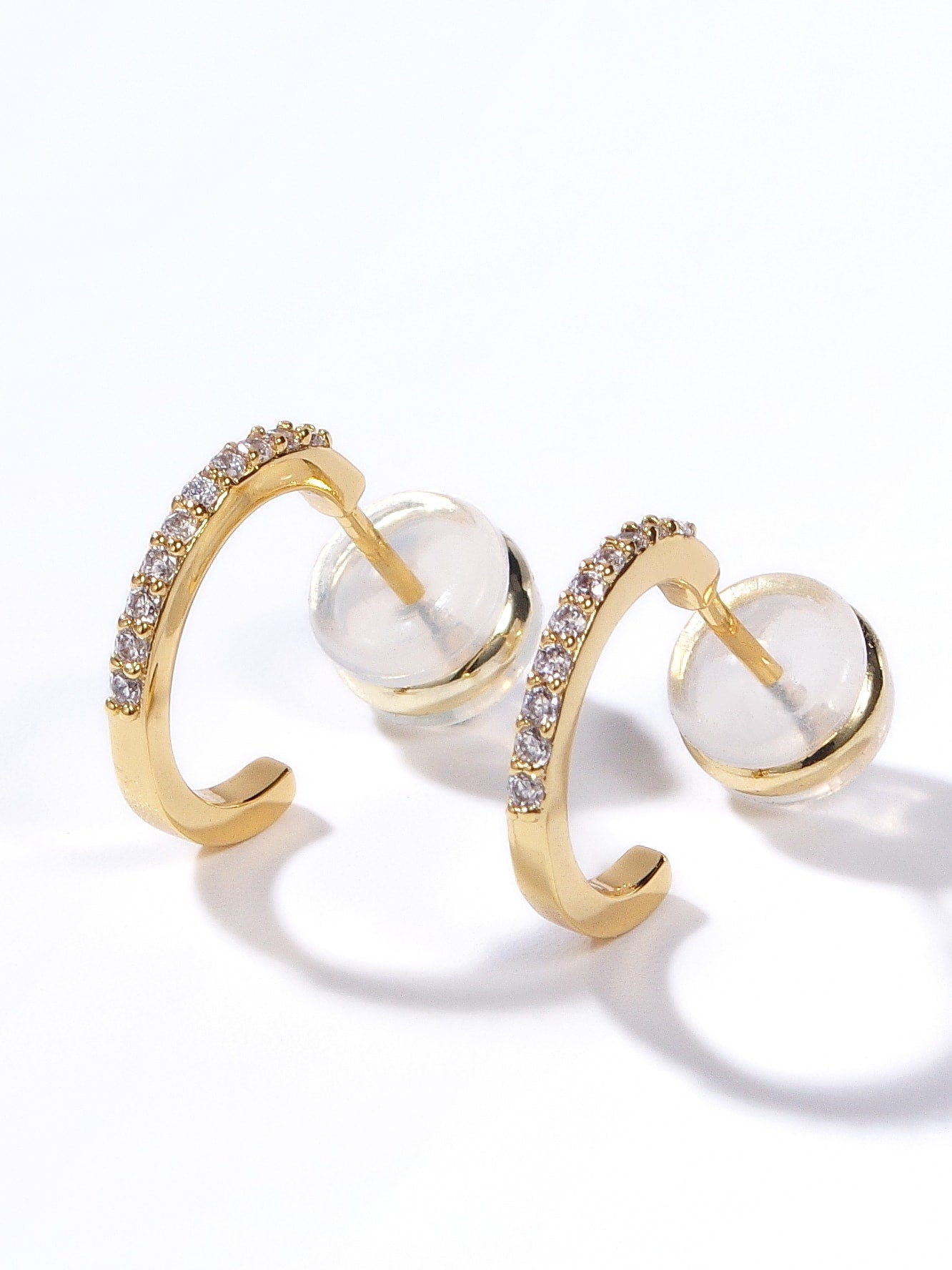 925 Sterling Silver Cubic Zirconia Stud Earrings