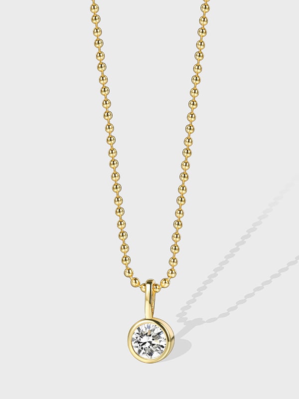 925 Sterling Silver Cubic Zirconia Necklace