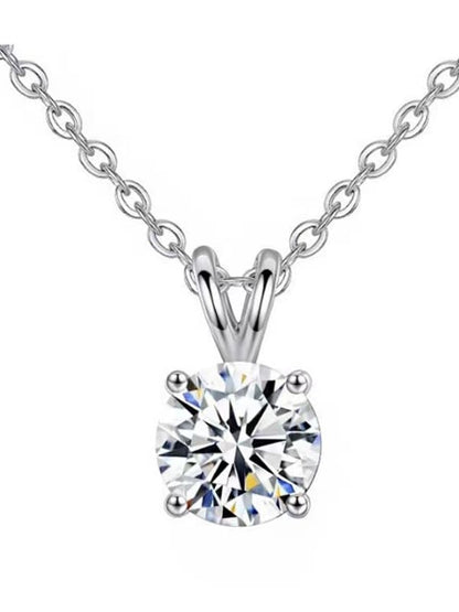 925 Sterling Silver Cubic Zirconia Necklace
