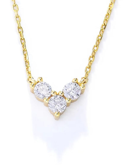 925 Sterling Silver Cubic Zirconia Necklace