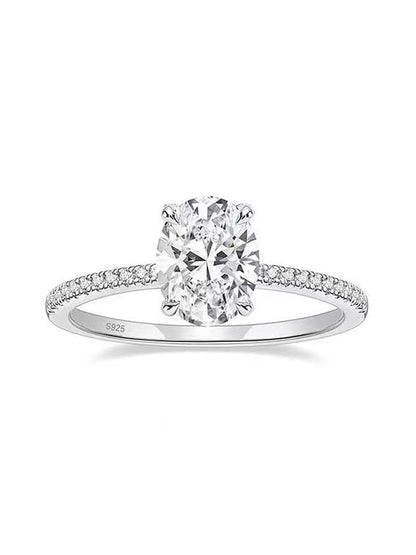 925 Sterling Silver Cubic Zirconia Ring
