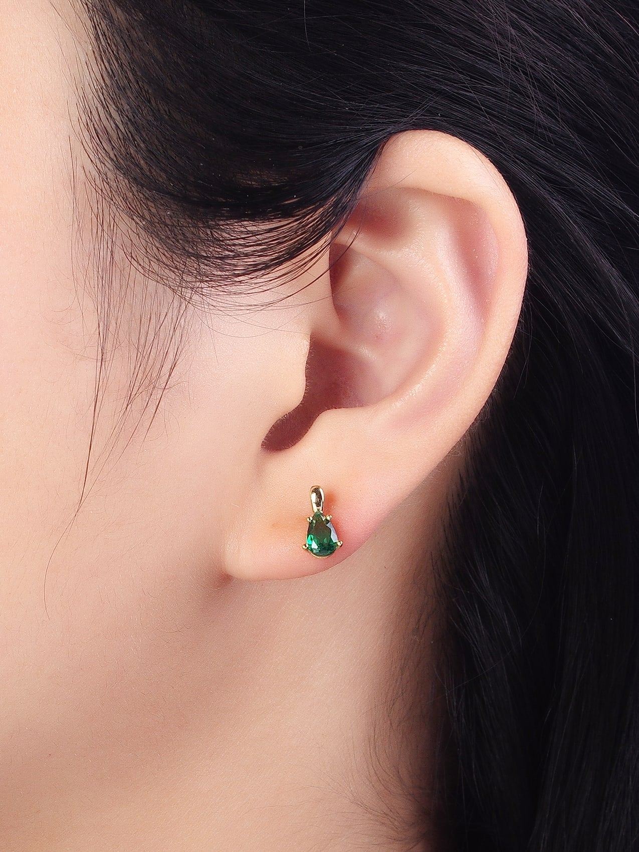 925 Sterling Silver Cubic Zirconia Coloured Stud Earrings
