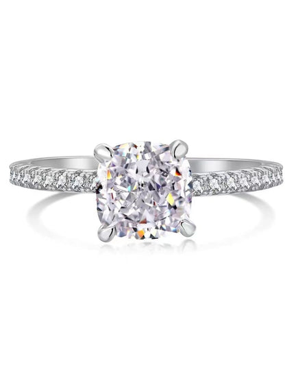 925 Sterling Silver Cubic Zirconia Band Ring