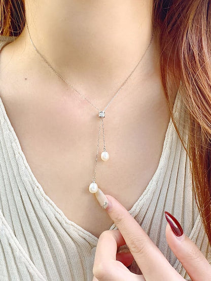 925 Sterling Silver Freshwater Pearl Necklace
