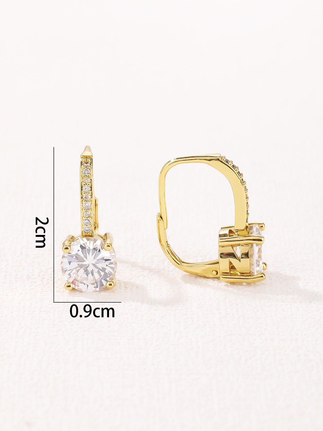 925 Sterling Silver Cubic Zirconia Chandelier Earrings